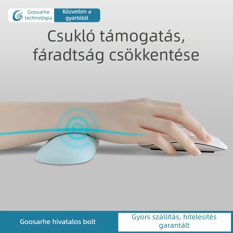 Silikon csukló párna egérhez és billentyűzethez, csukló-támasz, OEM feldolgozás, iroda és otthonra