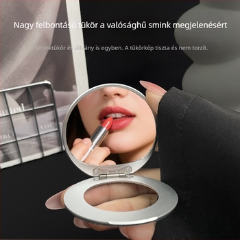 Könnyed luxus Instagram-stílusú tükrös sminktartó, MagSafe mágneses összecsukható telefon-tartó, asztali használatra