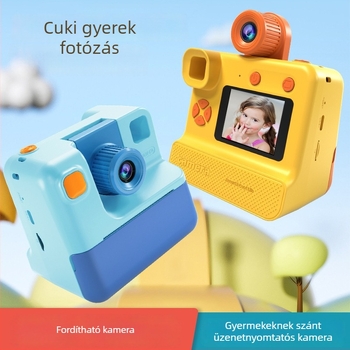 CP09 gyermekeknek szánt digitális kamera, 12MP, 2,0 hüvelykes LCD, TF-kártyás tárhely, ABS anyag, akkumulátor-élettartam 6–8 óra