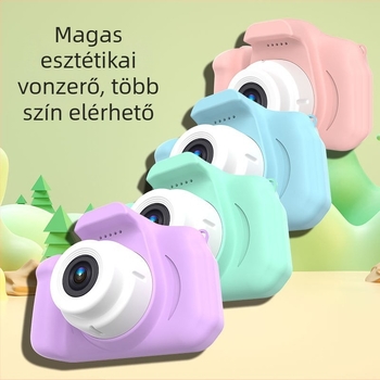 X2 gyerekeknek szánt kettős kamera, 2,0 hüvelykes LCD kijelző, több mint 40 MP fényképek és videók, TF-kártya támogatás, 3-5 órás üzemidő