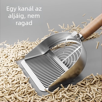 Macskaalom kanál, National Favorite, egy darabból készült 304 rozsdamentes acélból, kettős réses dizájn