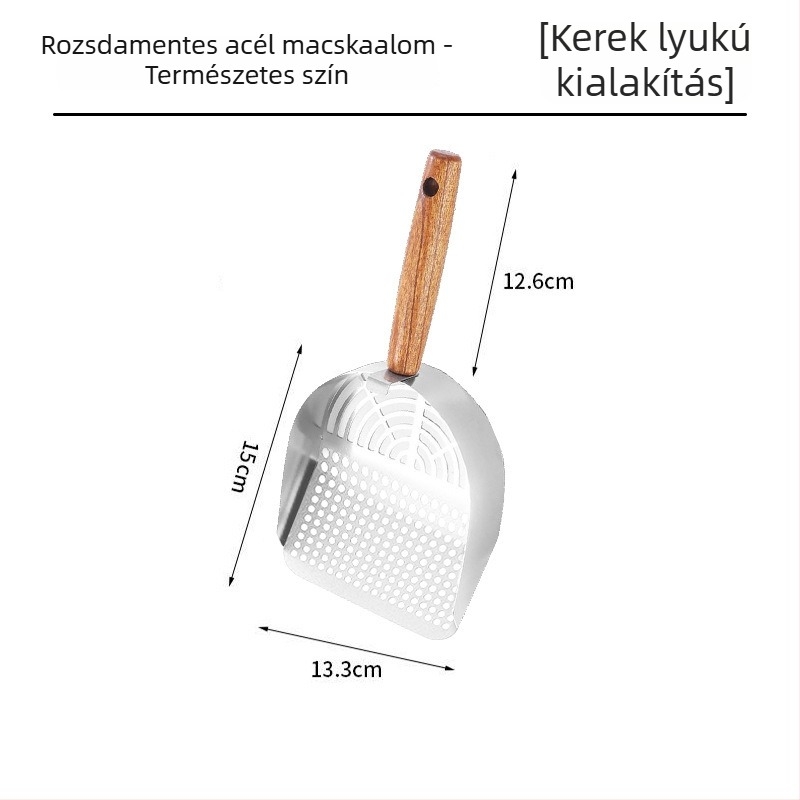Macskaalom kanál, National Favorite, egy darabból készült 304 rozsdamentes acélból, kettős réses dizájn