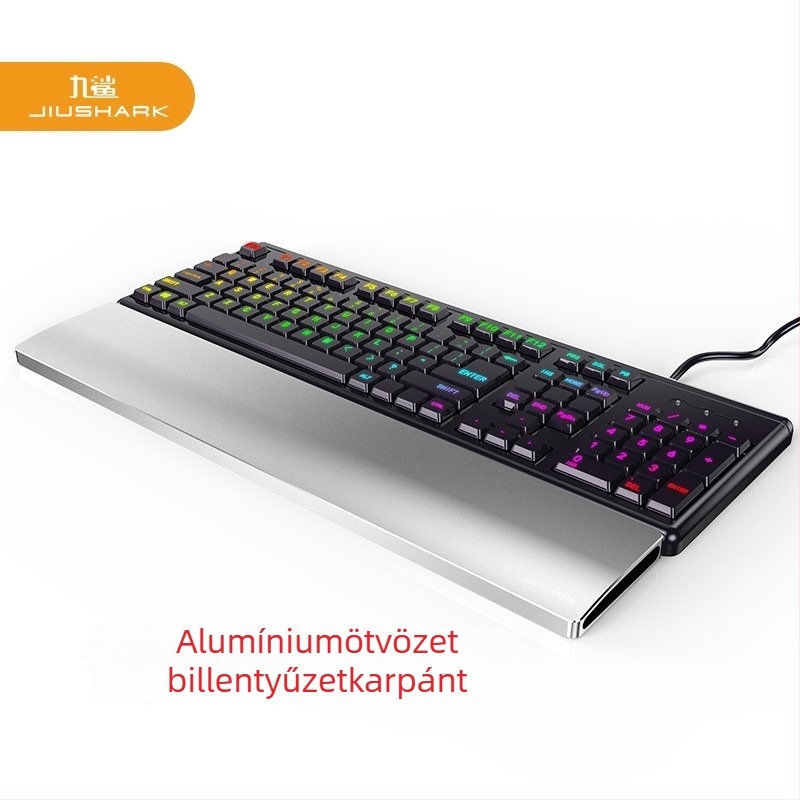 Billentyűzethez csuklótámasz – JSJ-1; 549 g; alumíniumötvözet; vízálló; csúszásmentes