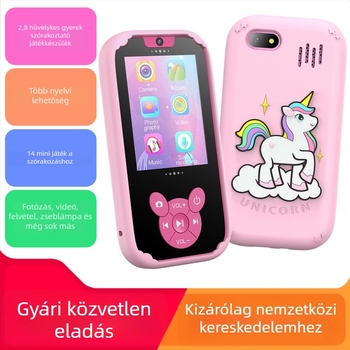 W9 gyerekeknek szánt játékos telefon kamera funkcióval — LCD kijelző, beépített memória, videófelvétel, fényképezés, 3–5 órás akkumulátor