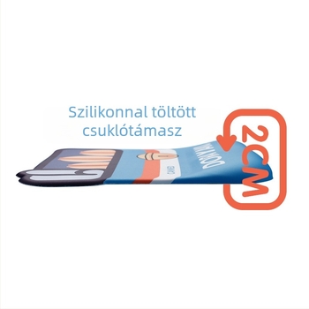 Csukló alátámasztó egérpad - szilikon + szövet, egyoldalas, csukló-támasz, hőtranszfer nyomtatás