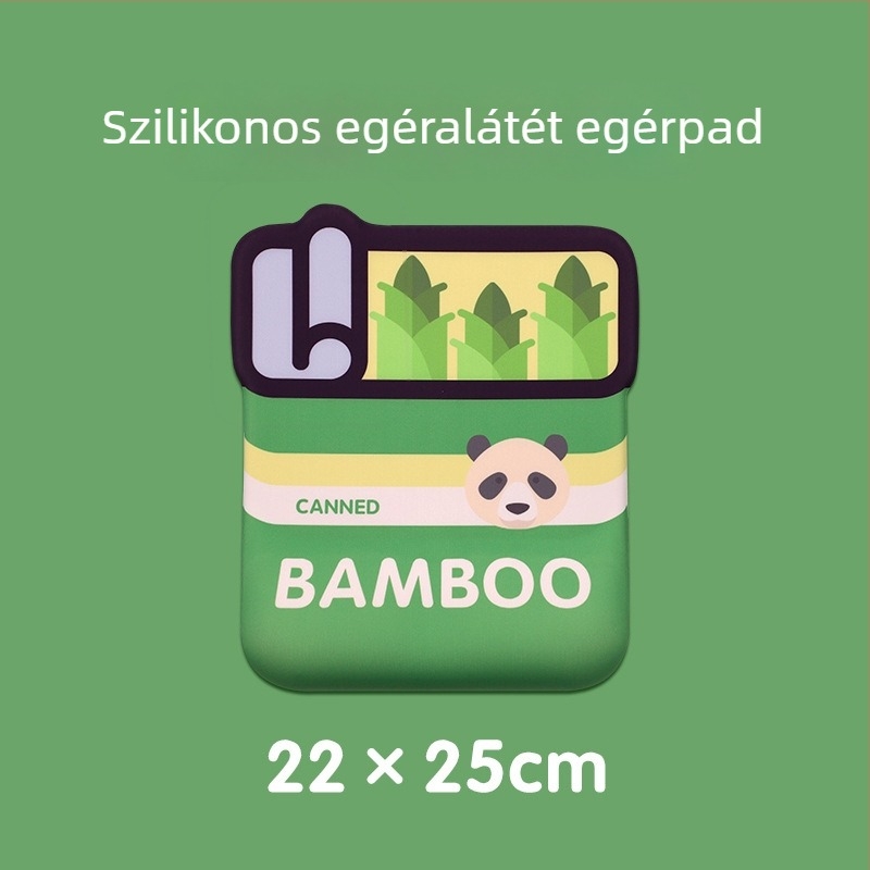 Csukló alátámasztó egérpad - szilikon + szövet, egyoldalas, csukló-támasz, hőtranszfer nyomtatás