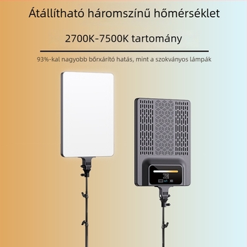 Langqi XLY025 LED stúdióvilágítás panel, 160W, állítható fényerő, 6 m hatótávolság, távirányítóval.