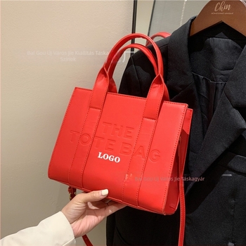 Női tote táska, könnyű luxus, nagy kapacitás, PU bőr, poliészter bélés, cipzár, vízszintes négyszög alak, belső telefontartó zseb, egy vállpánt, mindennapi használatra, 2023 ősz