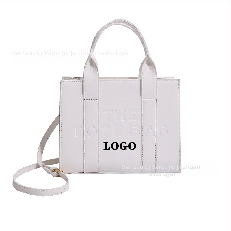 Női tote táska, könnyű luxus, nagy kapacitás, PU bőr, poliészter bélés, cipzár, vízszintes négyszög alak, belső telefontartó zseb, egy vállpánt, mindennapi használatra, 2023 ősz