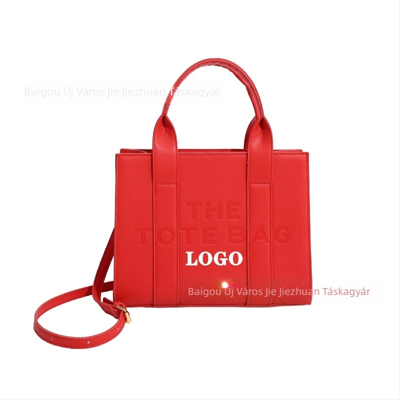 Női tote táska, könnyű luxus, nagy kapacitás, PU bőr, poliészter bélés, cipzár, vízszintes négyszög alak, belső telefontartó zseb, egy vállpánt, mindennapi használatra, 2023 ősz