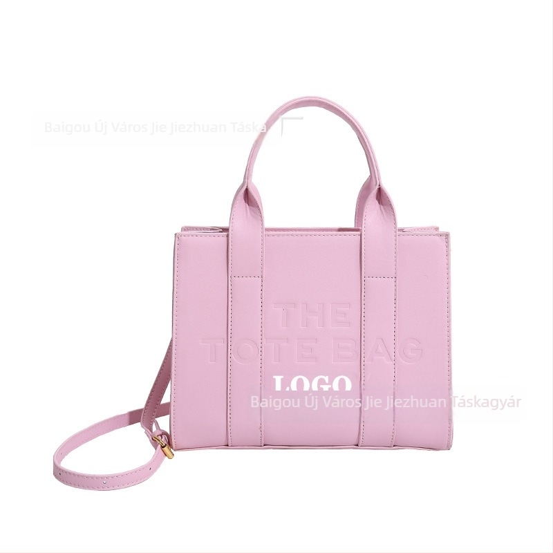 Női tote táska, könnyű luxus, nagy kapacitás, PU bőr, poliészter bélés, cipzár, vízszintes négyszög alak, belső telefontartó zseb, egy vállpánt, mindennapi használatra, 2023 ősz