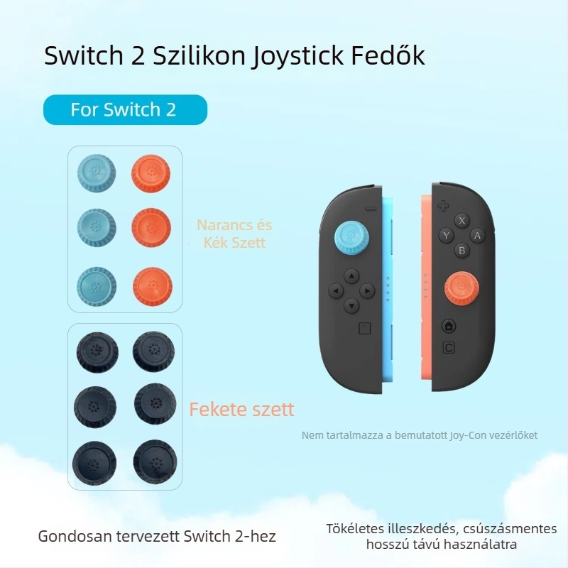 Szilikon Anti-Slip Rocker sapkák Switch 2 Pro / Joy-Con – Védő, Bal és Jobb oldali, 15 g