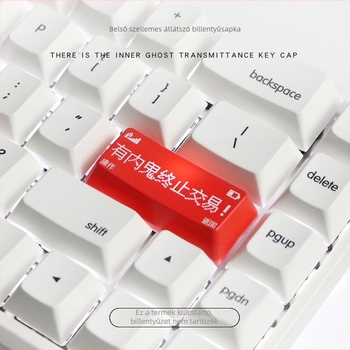Kulcskap, személyre szabott, átlátszó, Backspace és Enter billentyűkhöz mechanikus billentyűzeteken