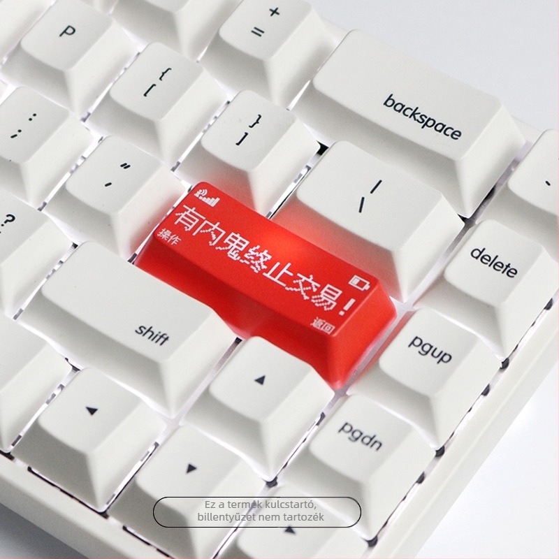 Kulcskap, személyre szabott, átlátszó, Backspace és Enter billentyűkhöz mechanikus billentyűzeteken