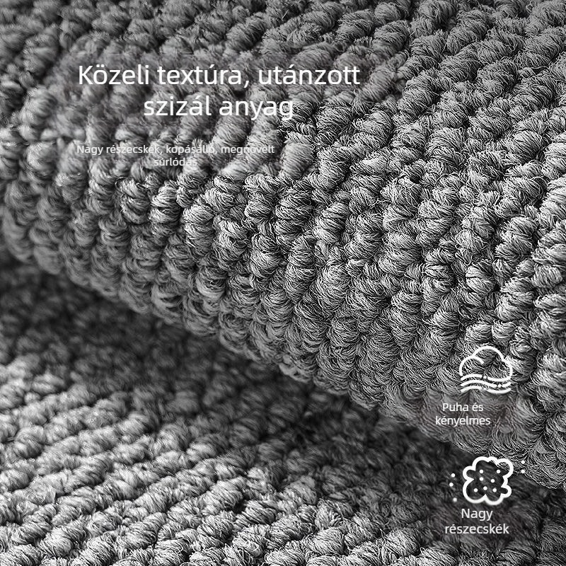 Sziszál utánzatú macska-karcolás elleni szőnyeg a nappaliba, stúdióba, hálószobába, az ágynál, japán tatami, egyszínű len fotómat