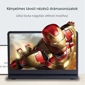 Mobiltelefonos kijelző erősítő tartó - Modell F12, Műanyag, Univerzális kialakítás, Testreszabás támogatott