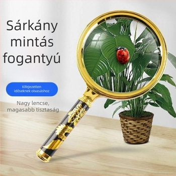 Kézben tartható nagyító HD felbontással idős olvasáshoz — hordozható, szemvédelmet nyújtó, robbanásbiztos, magas minőségű (Importált: Nem; Márka: Más; Személyes magánmárka: Nem)