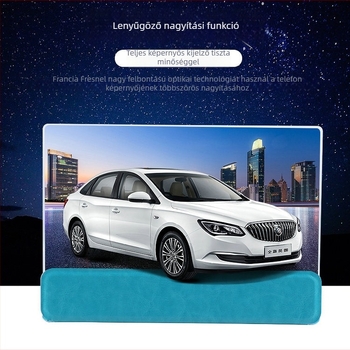 12 hüvelykes telefonképernyő nagyító, 3D HD videó, univerzális összecsukható állvány tabletához