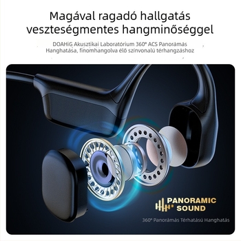 S10 csontvezetéses úszó fejhallgató, Bluetooth vezeték nélküli sport fejhallgató digitális kijelzővel, 32 GB memória
