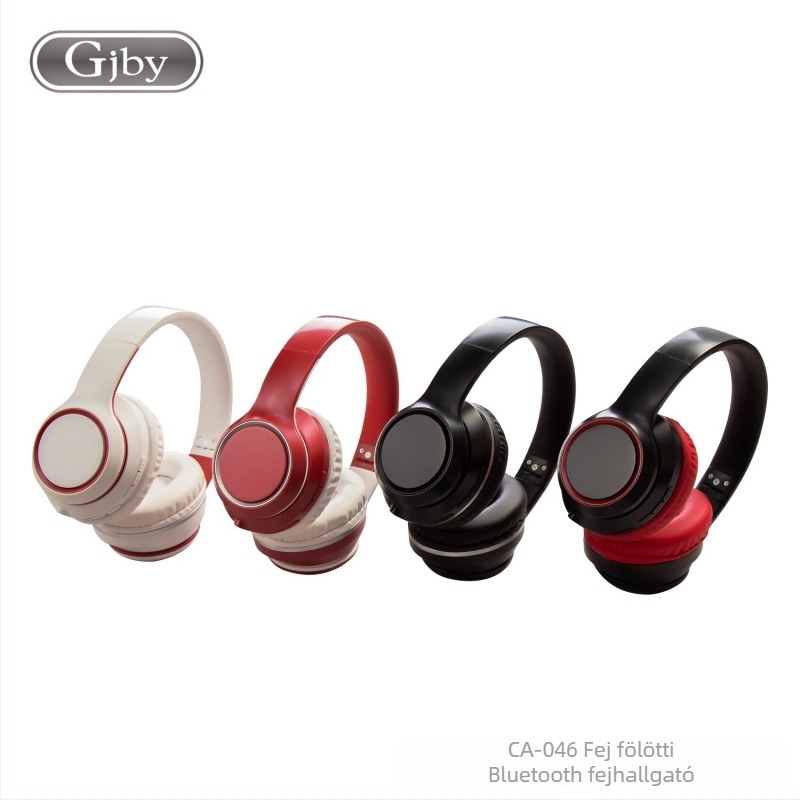 GJBY CA-046 Vezeték nélküli Bluetooth fejhallgató fejre szerelhető design, Bluetooth 5.3, 10 m hatótávolság, üzemidő >8 óra, sztereó, hívás és hangvezérlés funkcióval