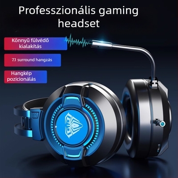 Tarantula S602 7.1 csatornás USB-s vezetékes gamer fejhallgató mikrofonnal
