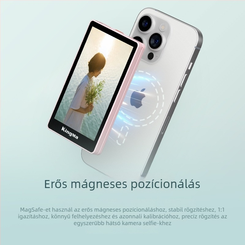 Hátsó selfie-kijelző monitor okostelefonhoz – influencer élő közvetítéshez, hordozható utazási fotózási segéd (Márka: Other; Modell: Other; Típus: Official standard configuration)