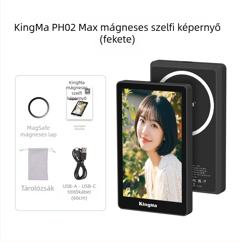 Hátsó selfie-kijelző monitor okostelefonhoz – influencer élő közvetítéshez, hordozható utazási fotózási segéd (Márka: Other; Modell: Other; Típus: Official standard configuration)