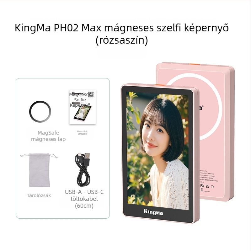 Hátsó selfie-kijelző monitor okostelefonhoz – influencer élő közvetítéshez, hordozható utazási fotózási segéd (Márka: Other; Modell: Other; Típus: Official standard configuration)