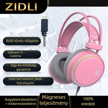 Magnetic Force ZH8 vezetékes gaming headset – Márka: Magnetic Force; Típus: Vezetékes; Személyre szabás: Nem támogatott