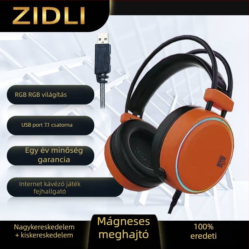 Magnetic Force ZH8 vezetékes gaming headset – Márka: Magnetic Force; Típus: Vezetékes; Személyre szabás: Nem támogatott