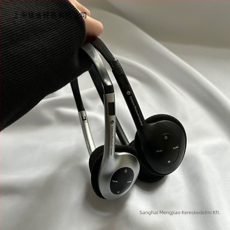Nyakba rögzíthető Bluetooth headset sportos stílusban, sztereó hangzás, Lavalier mód, Huawei chip, üzemidő 0-4 óra, Bluetooth 1.1
