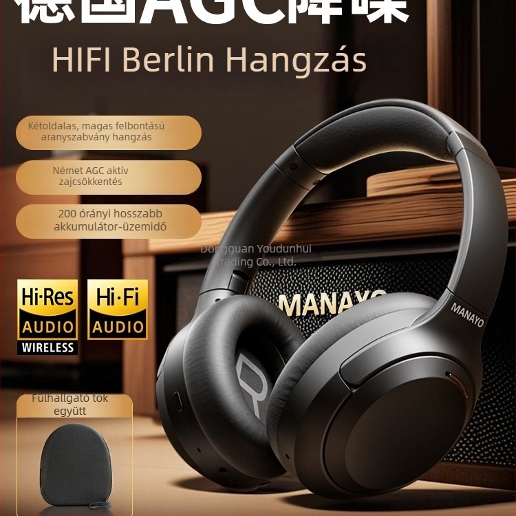 Fejhallgató H20 International Edition — vezetékkel, Hi‑Fi Berlin Sound, zajcsökkentés, frekvencia-tartomány 20 Hz–20 kHz, impedancia 32 Ω, érzékenység 42 dB/mW