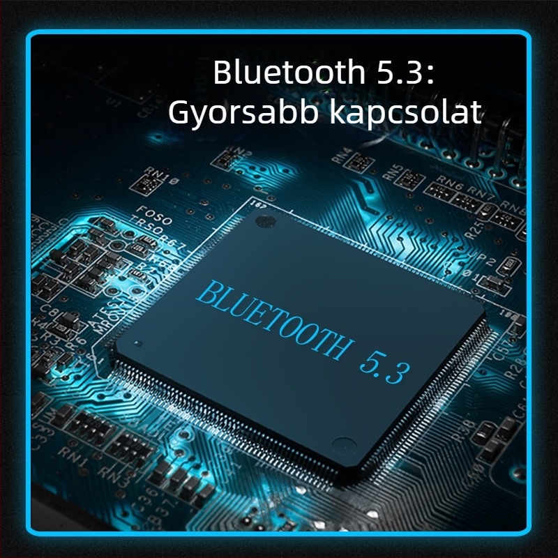 Vezeték nélküli gaming fejhallgató — Bluetooth 5.2, Jerry chip, akkumulátor >8 óra, hatótávolság 10 m, PC+ABS anyag
