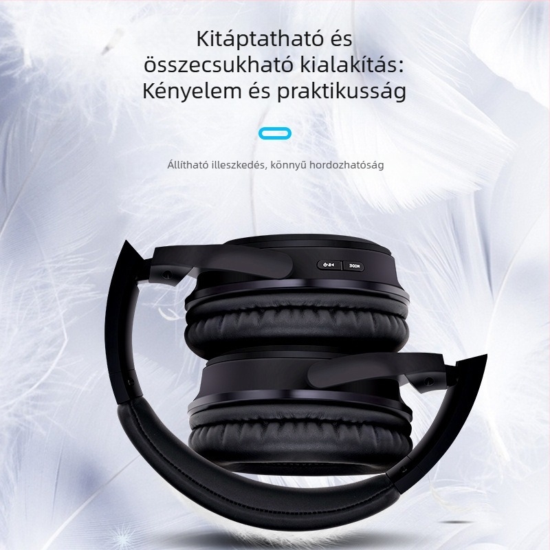 Vezeték nélküli gaming fejhallgató — Bluetooth 5.2, Jerry chip, akkumulátor >8 óra, hatótávolság 10 m, PC+ABS anyag