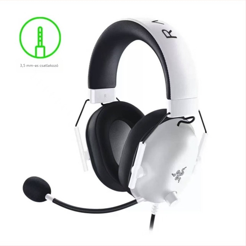 V2X Gaming fejhallgató 7.1 Surround hangzással, 40 mm meghajtók, vezetékes 3,5 mm csatlakozó, mikrofon, frekvenciatartomány 20 Hz–20 kHz