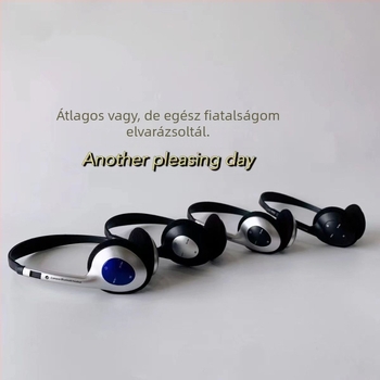 Fejre szerelt vezeték nélküli Bluetooth 5.0 headset, sztereó, 10 m hatótáv, 8+ órás akkumulátoridő