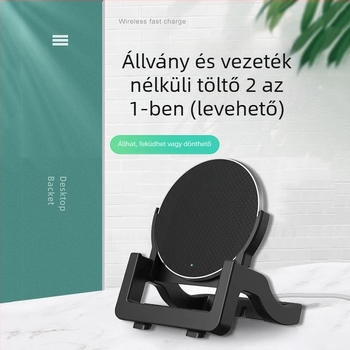 Vezeték nélküli töltő állvánnyal, függőleges, AFC protokoll, közvetlen töltés, kimenet 1 A, maximális teljesítmény 1 W
