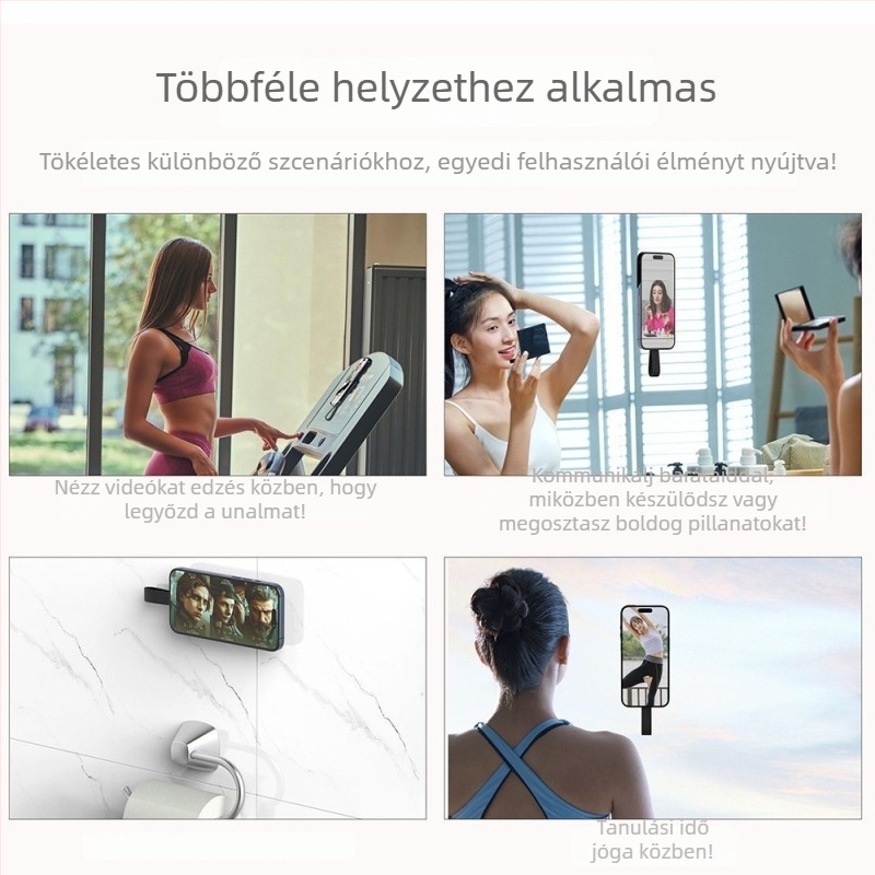 Műanyagból készült univerzális lazító állvány mobiltelefonokhoz – asztali/telefonos tartó