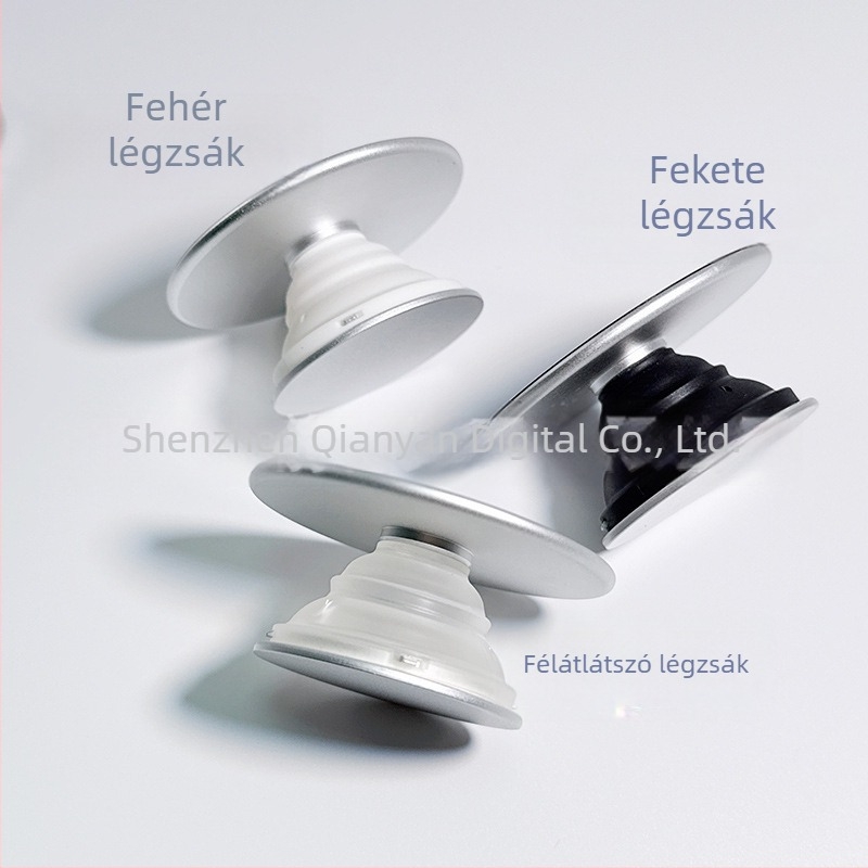 Snap-On mágneses telefon-tartó – ultra vékony, ABS + TPU, erős mágnes, fém váz; asztali használathoz és szelfihez