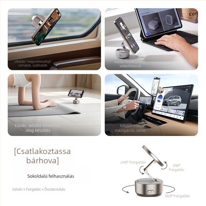 Légzsákos telefontartó, ötvözet, egyszerű stílus