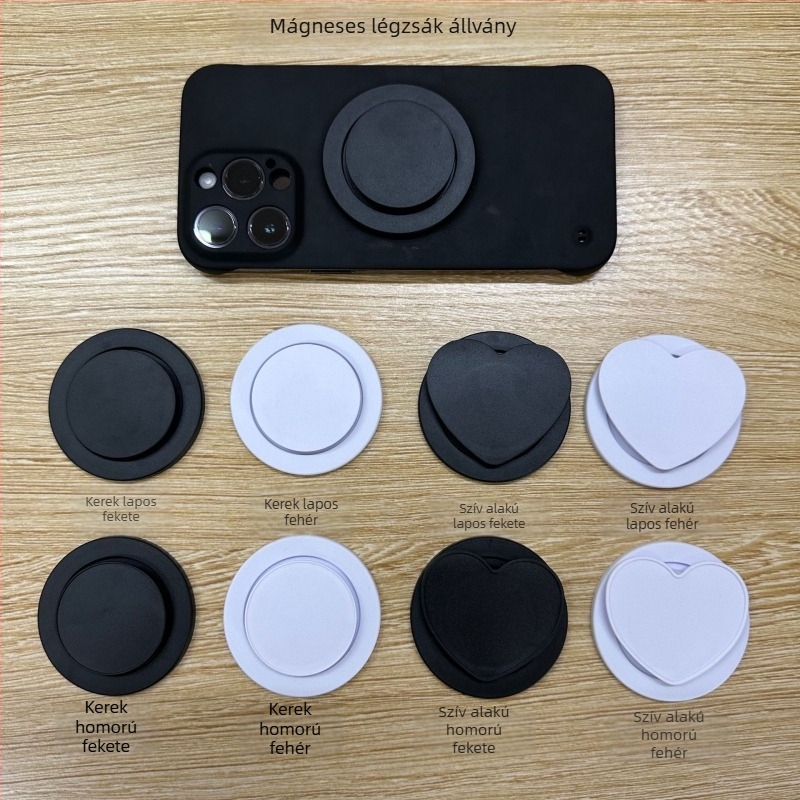 MagSafe átlátszó mágneses telefon-tartó leválasztható állvánnyal
