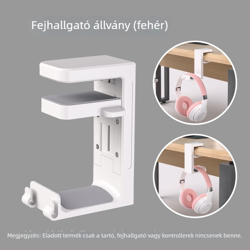 Fejhallgató-Adapter Zy89 – Multifunkcionális falra szerelhető tartó fejhallgatókhoz és játékkonzolokhoz, Libor, származás Dongguan, készleten, tartalmaz állványt és csomagolást