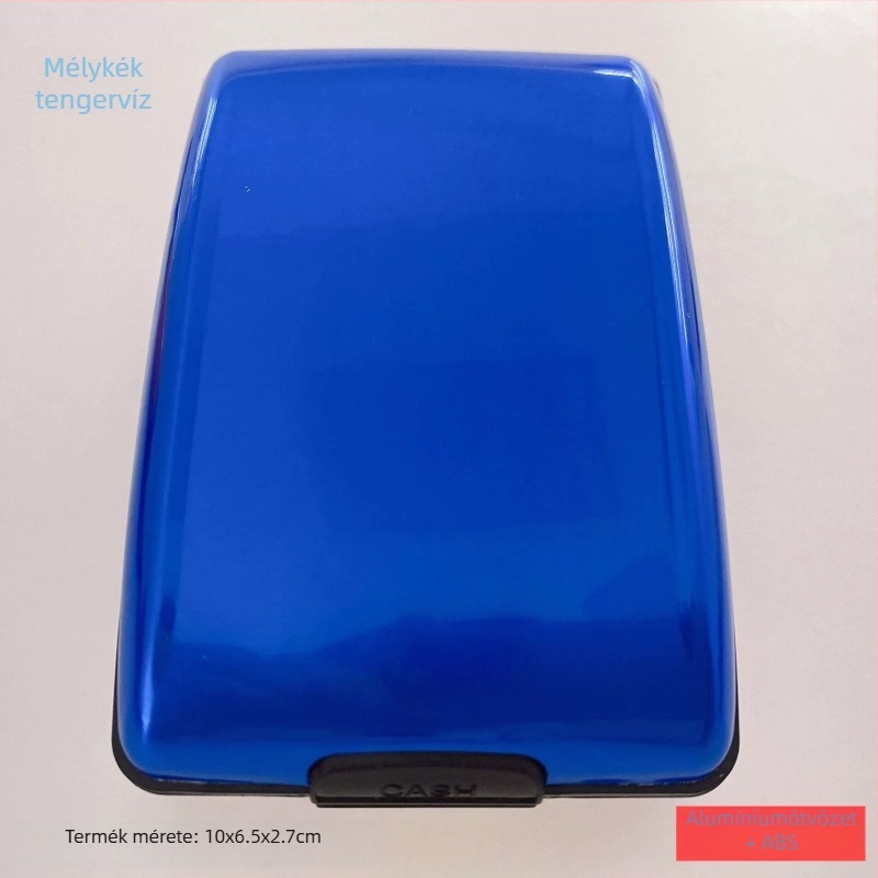 RFID alumínium ötvözet kártyatartó Ruiyi — uniszex, anyagok: alumíniumötvözet + ABS + rozsdamentes acél, modell: RFID alumínium ötvözetes kártyatartó, bevezetés: 2024 tavasz