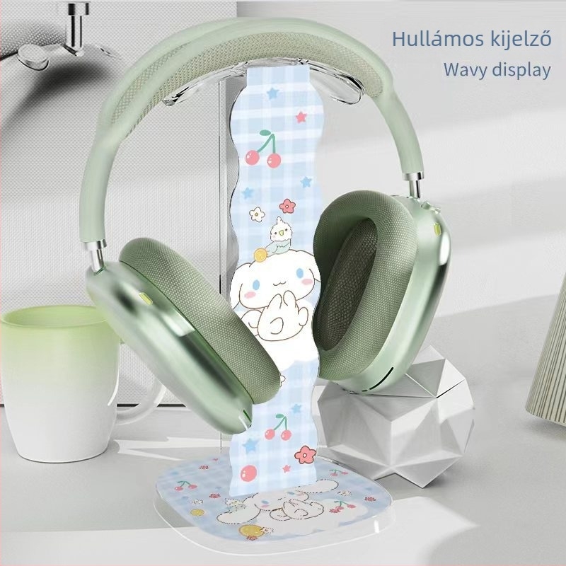 Fejhallgató állvány számítógépes fejhallgató tartóval és játékbemutató állvány