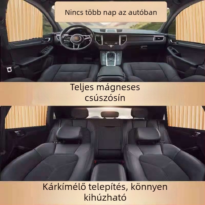 Autóablak napellenző – mágneses rögzítés, PMMA anyag, Toyota számára