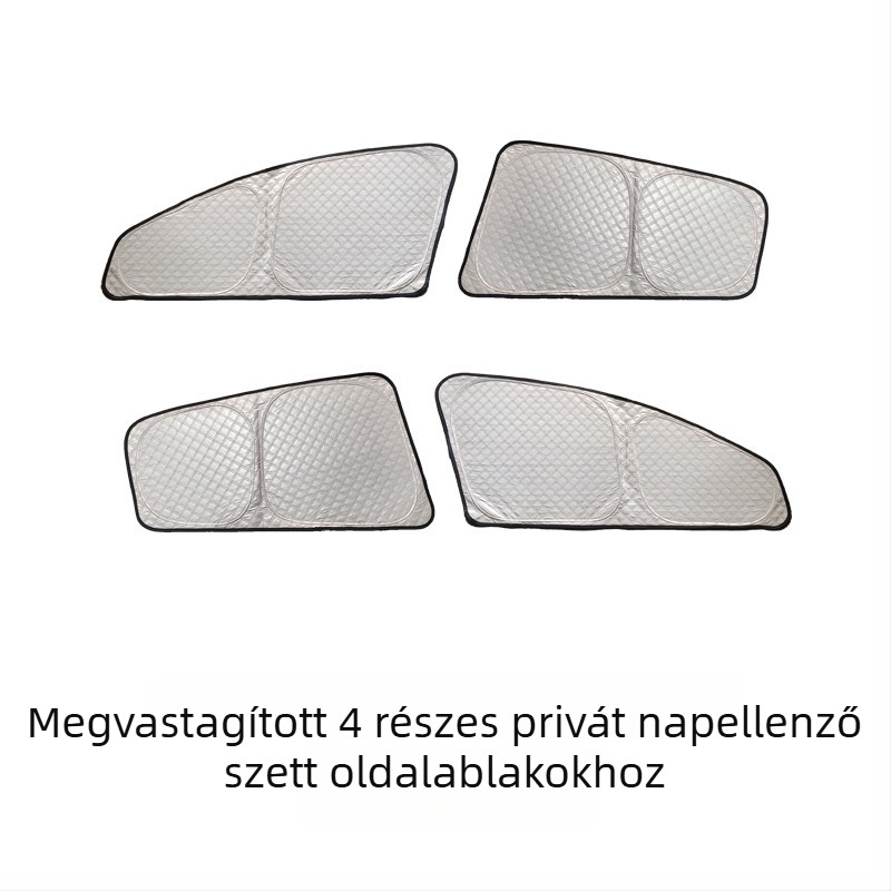 Tesla Model 3/Y – Teljes blackout kemping napellenző az első szélvédőhöz és az oldalsó ablakokhoz, privát szféra védelme