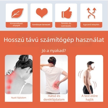 Asztali monitorállvány és billentyűzet rendező — egyszerű, modern polc smink-tárolóval, egy szintű, szerelés nélkül, 2023-ban kiadva
