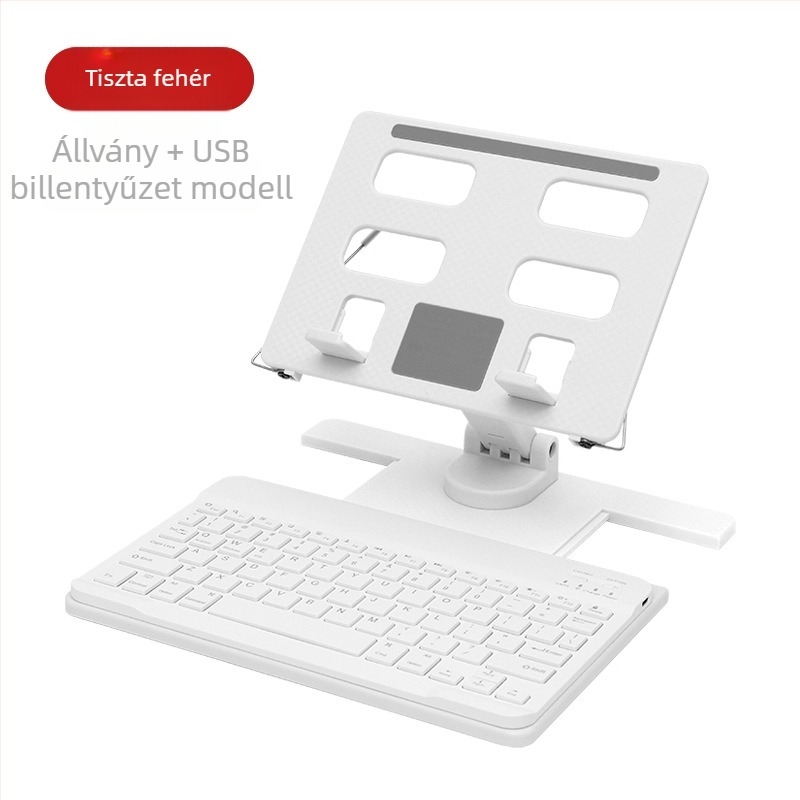 Forgó tablettatartó állvány, összecsukható és felemelő (Model Y01 · 600 g)