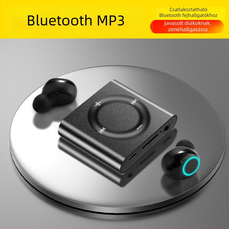 MP3/MP4 lejátszó TF-kártya támogatással, gombos működtetéssel és kompakt hordozható kialakítással