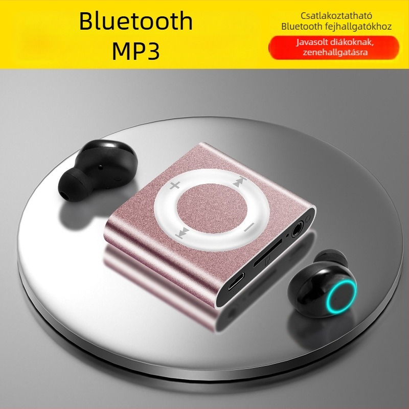 MP3/MP4 lejátszó TF-kártya támogatással, gombos működtetéssel és kompakt hordozható kialakítással
